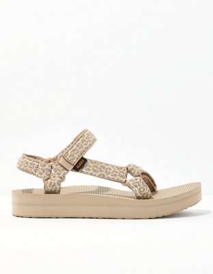 leopard teva flatform