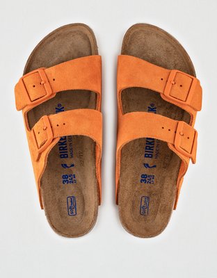 Birkenstock Arizona Suede Soft Footbed Sandal