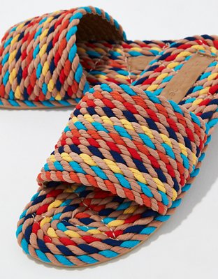 Женские сандалии American Eagle Salt + Umber Vegan Rope Slide — фото 3