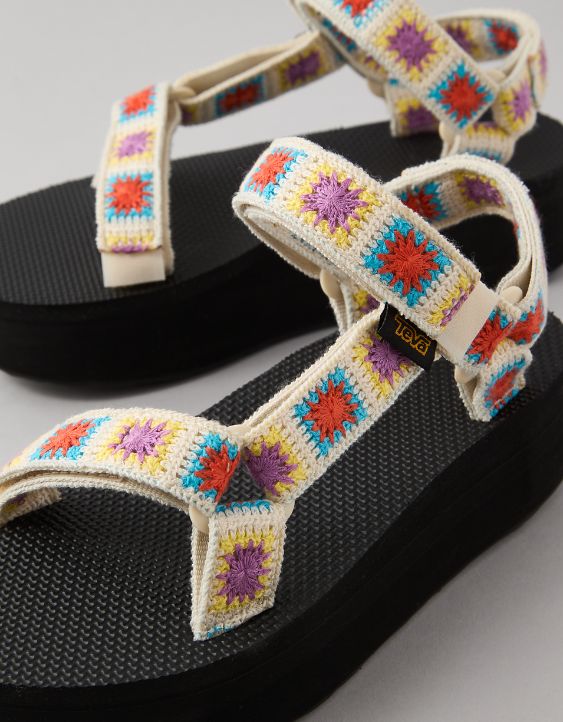 Teva Women's Flatform Universal Crochet Sandal
