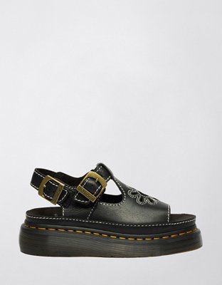Женские сандалии Dr. Martens Dunnet Flower Sandal, цвет: Чёрный — фото 3