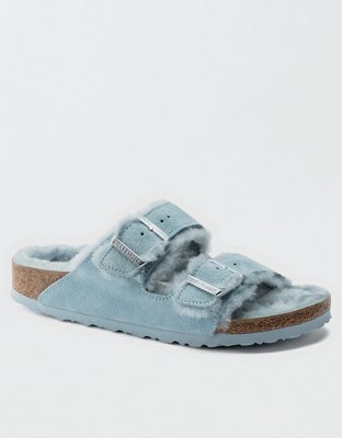 Women's shearling birkenstocks hot sale