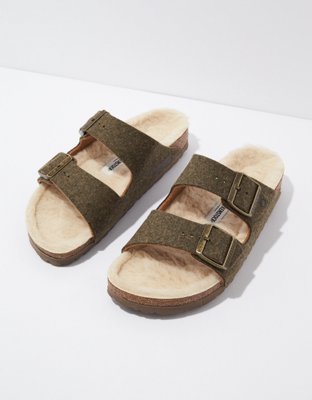 birkenstock happy lamb grey