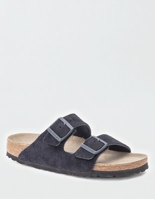 Birkenstock Arizona Soft Footbed - Suede Velvet Grey / 37 / Narrow