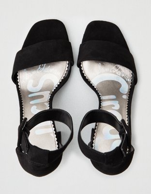 american eagle black wedges