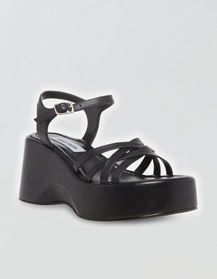 Steve madden bloom clear cheap wedge sandal