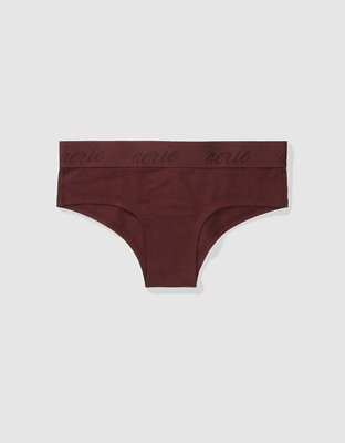Aerie Undie Cheeky de algodón con logo