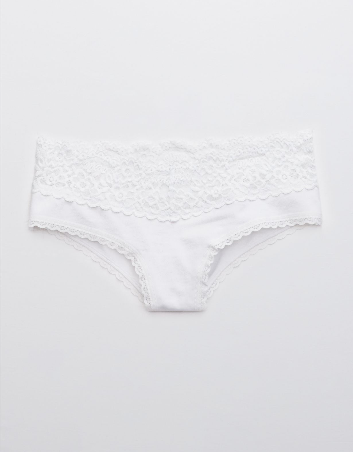 Aerie Cotton Eyelash Lace Cheeky Underwear