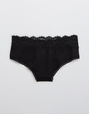 Aerie Cotton Eyelash Lace Cheeky Underwear
