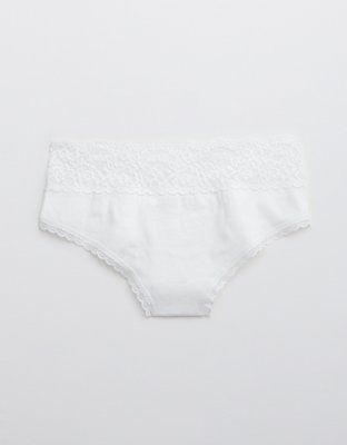Aerie Cotton Eyelash Lace Cheeky Underwear