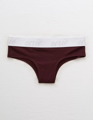 Buy Aerie Cotton Logo Cheeky Underwear online