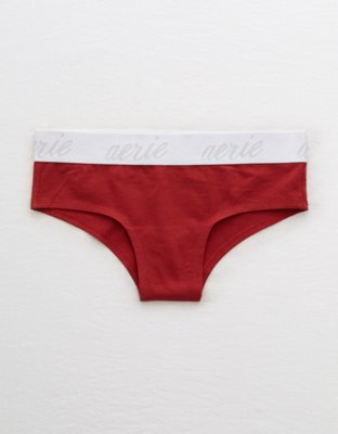 Aerie Real Soft® Stretch Cotton Logo Cheeky Underwear