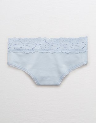 Aerie Palm Lace Cotton Cheeky Underwear