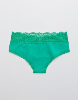 Aerie Cotton Eyelash Lace Cheeky Underwear