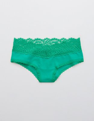 Aerie Cotton Eyelash Lace Cheeky Underwear