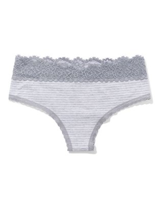 Aerie Cotton Eyelash Lace Cheeky Underwear