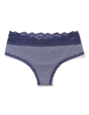 Aerie Cotton Eyelash Lace Cheeky Underwear