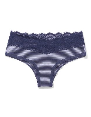 Aerie Cotton Eyelash Lace Cheeky Underwear