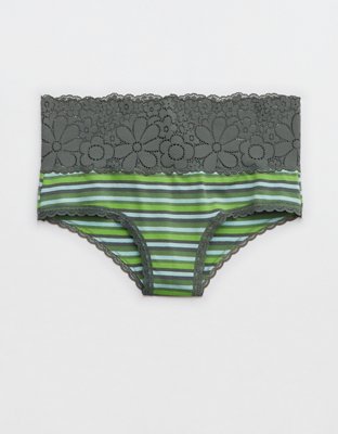 Aerie Candy Lace Cotton Cheeky Underwear