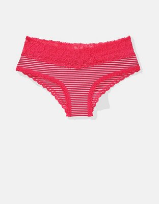 Buy Aerie Cotton Eyelash Lace Cheeky Underwear online