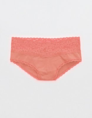 Superchill Undie Cheeky de Algodón con Encaje Vintage
