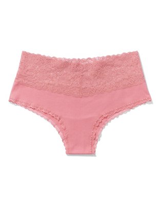 Aerie Cotton Lace Cheeky Underwear