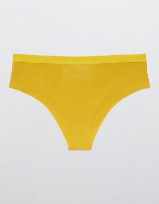 Aerie Ribbed Cotton Fa La Lace Cheeky Underwear