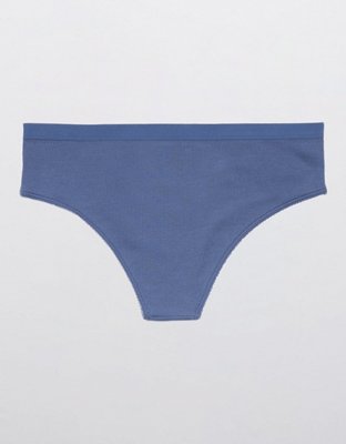 Aerie Ribbed Cotton Fa La Lace Cheeky Underwear