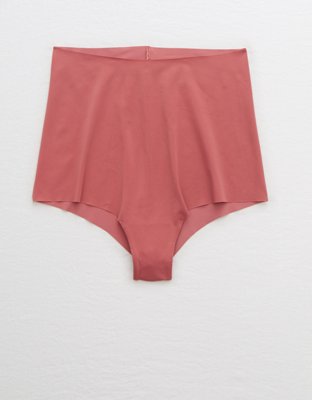 Aerie Women's Red Colorful V-Cut No Show Cheeky Style Underwear Size M NWT