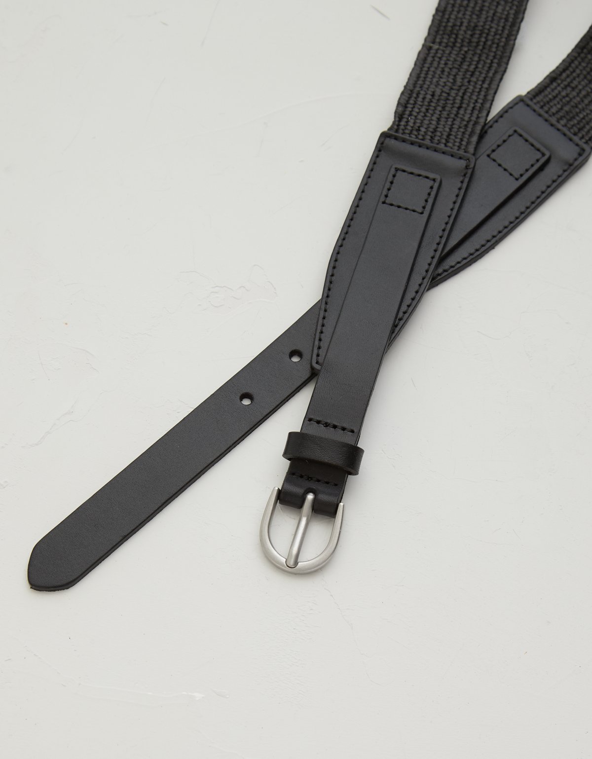 AE77 Premium Raffia Leather Belt - image 2