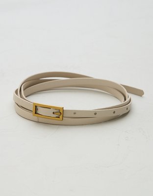 AE77 Premium Leather Double Wrap Belt