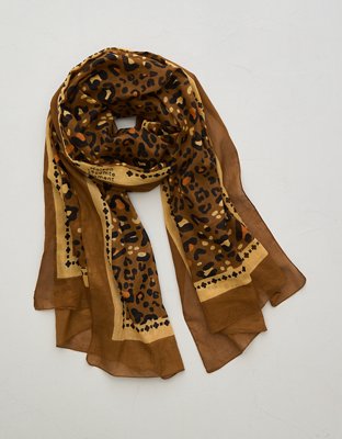 Maison Lecomte Large Léo Camel Pareo Scarf