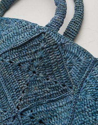 Zanatany Concepts Nico Raffia Tote Bag