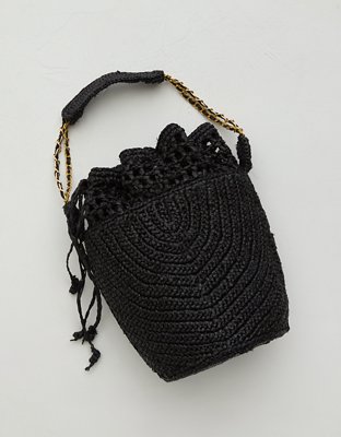 Zanatany Concepts Buckety Raffia Bag