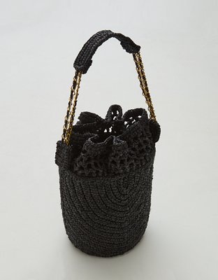 Zanatany Concepts Buckety Raffia Bag
