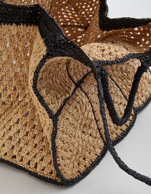 Zanatany Concepts Carrey Raffia Tote Bag