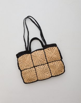 Zanatany Concepts Carrey Raffia Tote Bag