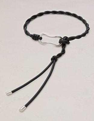 AE77 Leather Rope Belt