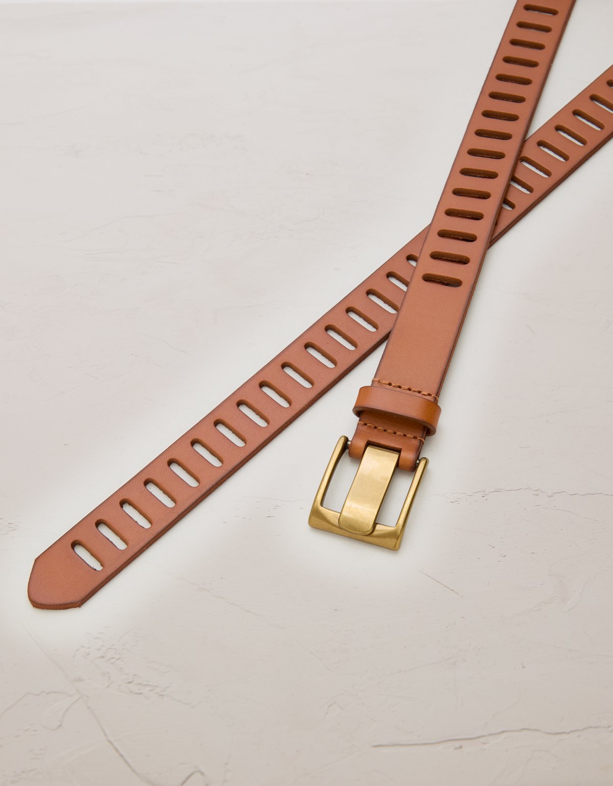 AE77 Perforated Leather Belt - image 2