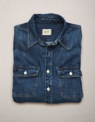 AE77 Premium Denim Workshirt