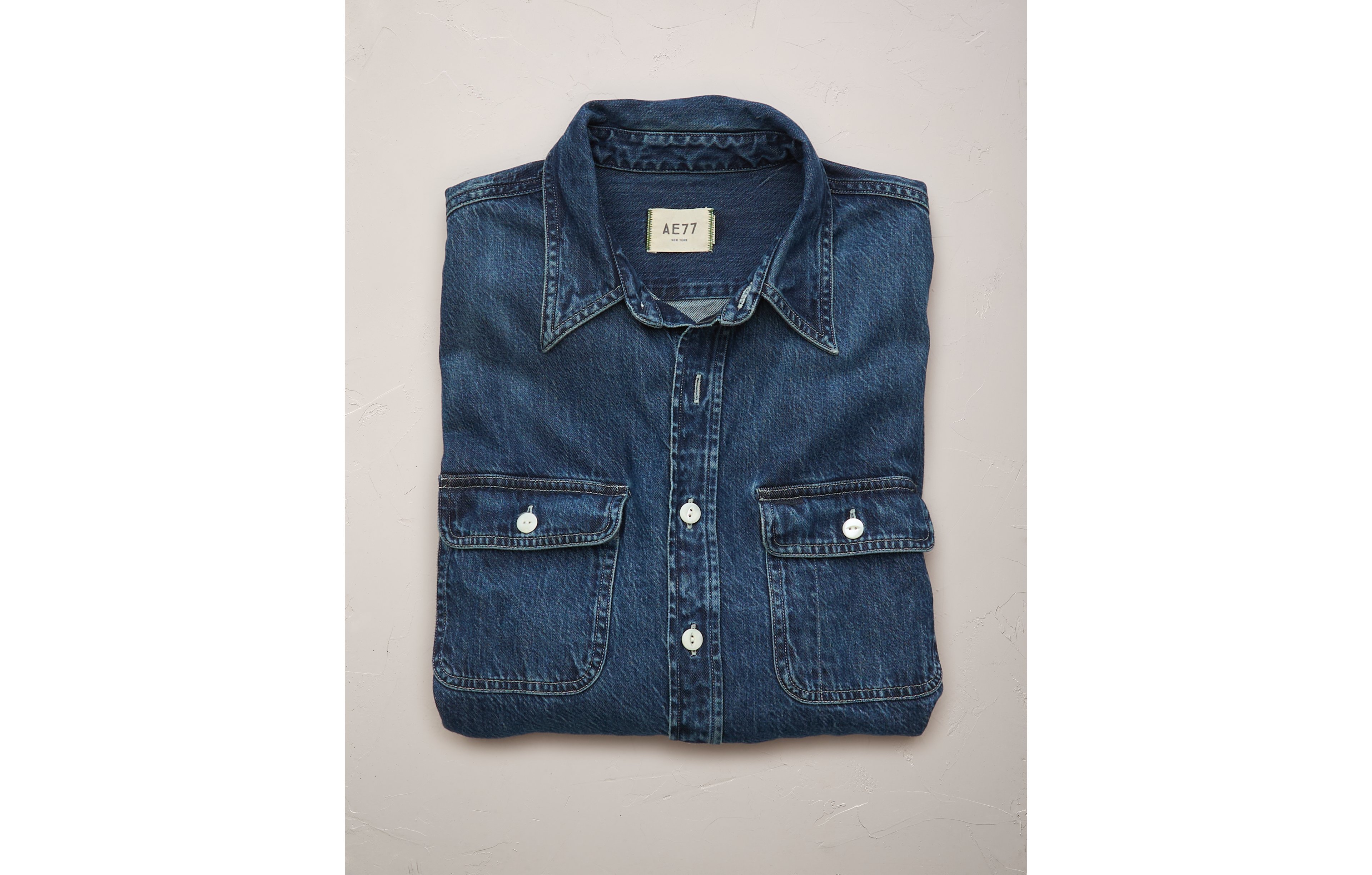 AE77 Premium Denim Workshirt