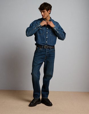 AE77 Premium Denim Workshirt