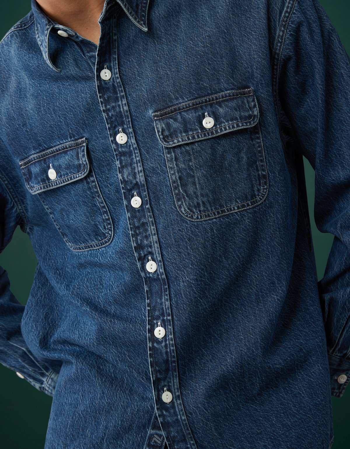 AE77 Premium Denim Workshirt - image 5
