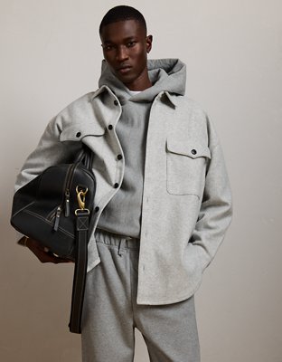 AE77 Oversized Shacket