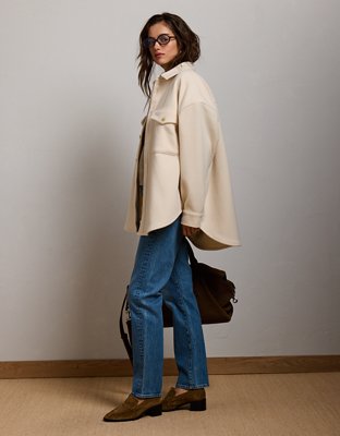 AE77 Oversized Shacket