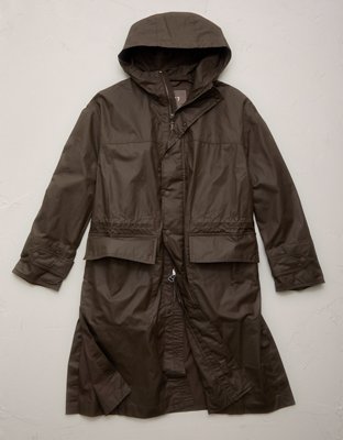 AE77 Premium Waxed Raincoat