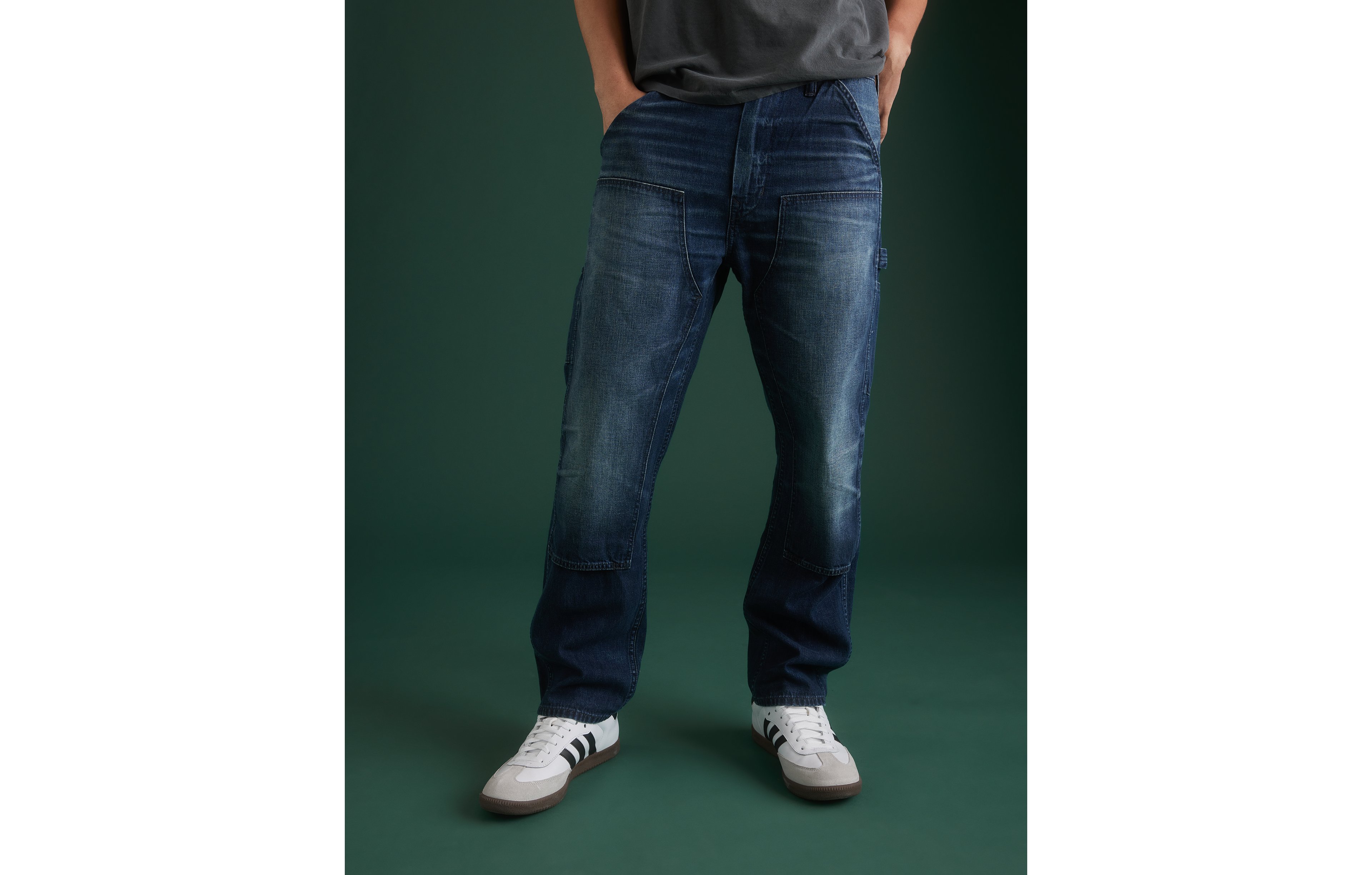 AE77 Premium Loose Carpenter Jean