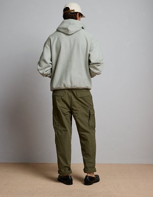 Green Cotton Cargo Pants