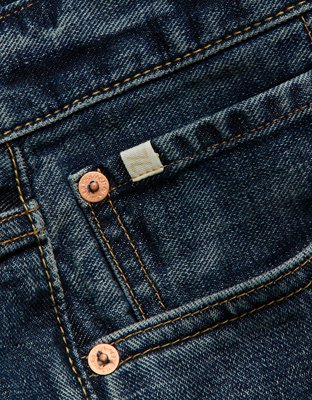 Женские джинсы American Eagle AE77 Premium Vintage Jean, цвет: Тёмная варка — фото 7