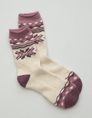 AE77 Premium Fair Isle Sock